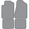 thumbnail image 1 of 1996-2000 Plymouth Breeze Floor Mat 4pc (FM222 FM222R) 901 Silver Fern Cutpile with Logo #243 Plymouth in 1922 Purple Thread, 1 of 4
