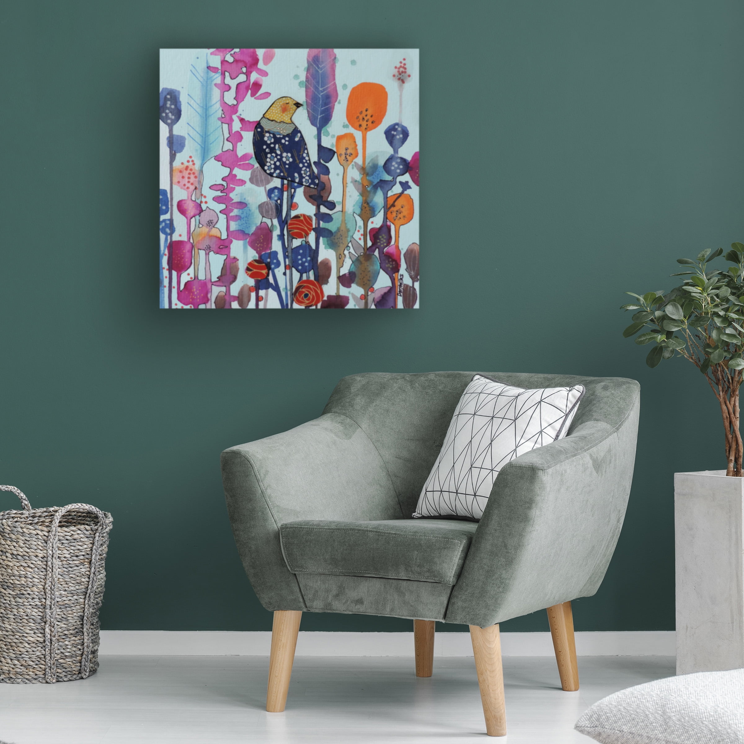 Sylvie Demers 'Juste Ici' Canvas Art
