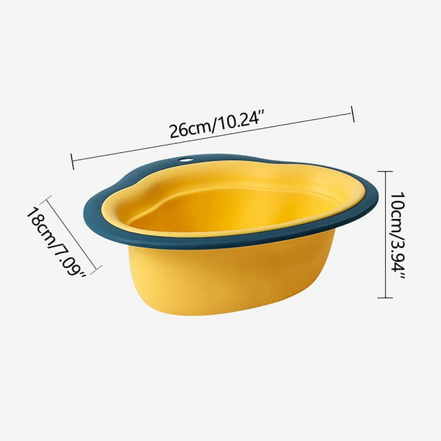 Couleur Contrastée Peut Tre Retournée Panier d'Évier Filtre d'Évier Étagère de Cuisine pour Fruits