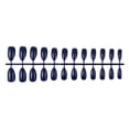 thumbnail image 2 of 24 piezas de uñas postizas Soidarity Accesorio de moda para mujer Azul oscuro, 2 of 5