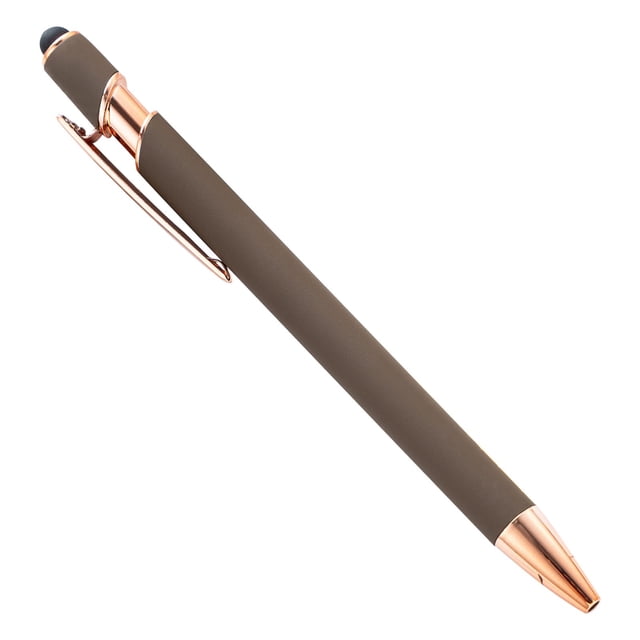 Retractable Ballpoint Pens,0.7mm Fine Point Black Ink, Smooth Writing Ballpoint Pens, Medium Black Ink Pen with Comfort grip for Planner, Office, Journaling,Note Taking,Assorted Color(Coffee)