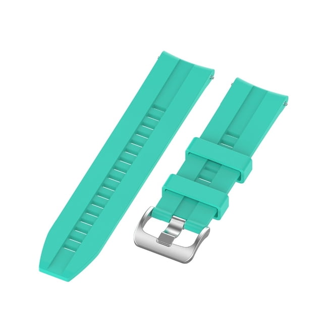 Para Huami Amazfit GTR 3 22 mm Bandas de reloj Reemplazo de silicona colorida con cierre de plata