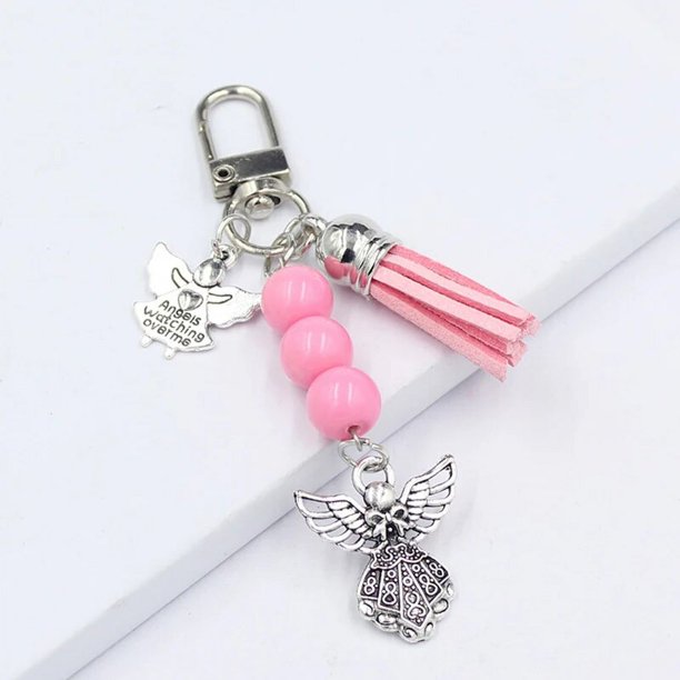 LLavero de ala de Ángel para mujer, colgante de bolso, accesorio de joyería, regalos de navidad