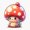 3pcs, variant on Cute chibi mushroom toadstool Sticker