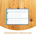 thumbnail image 3 of unbranded Organizador De Archivos Para Oficina Con Bolsa Transparente Y Doble Gancho Para Montaje En Pared, 3 of 8
