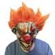 thumbnail image 4 of Máscara malvada de payaso de fuego de látex para Halloween, terror, cosplay para adultos, 4 of 5