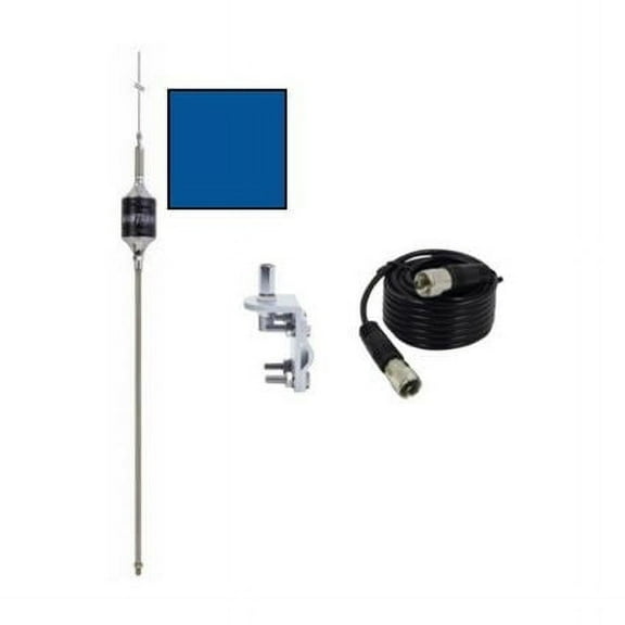 Hustler SCB-BLU Trucker Center Load Resonator Antenna