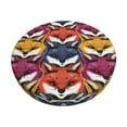 thumbnail image 2 of Lsque Fox Face Round Bar chair cushion covers Velvet Fabric Premium Comfort Protects from Scratches and Stains for 14-17 Inch Chair- 13 inch, 2 of 7