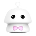 thumbnail image 1 of Mushroom Night Light Usb Smart Creative Silicone Desk Lamp Black, 1 of 5