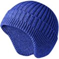 thumbnail image 1 of LinYooLi Bonnet Femme Hiver Chaud Tricoté avec Rabat d'Oreille Bonnet Crâne Tricoté Temps Froid, 1 of 3