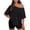 Black, variant on Trendy Queen Womens Off the Shoulder Tops Oversized Summer Spring T-Shirts 2026 Womens Tops Summer Clothes, Size S-3XL