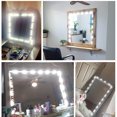 thumbnail image 4 of Lamp string, Vanity Mirror With Usb Cable Dimmable Vanity Cable Led Mirror Usb Cable Led Mirror Mirror With Makeup Mirror With U-sb Cable Mirror 18l-eds Dimmable L-ed Mirror Ainn, 4 of 7
