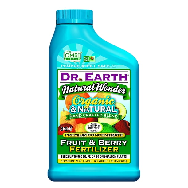Dr. Earth Natural & Organic Natural Wonder Fruit & Berry Fertilizer, 24