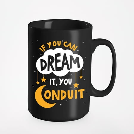 

You Conduit Electrical Engineering Student Pun Black 15oz Ceramic Mug