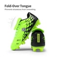 thumbnail image 3 of Dream Pairs Boys Girls Soccer Football Cleats Shoes(Toddler/Little Kid/Big Kid) SUPERFLIGHT-3K NEON/GREEN/BLACK Size 3, 3 of 5