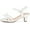 White Pat, variant on - Time-IIS - Girls' Glitter Bow Open Toe Slingback 2" Kitten Heel Sandals , Gold Glt, 3