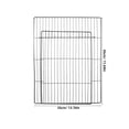 thumbnail image 2 of unbranded Kitten Playpen Door Negro Con Malla Segura Para Jaulas De Mascotas Interior Y Fácil Acceso, 2 of 8