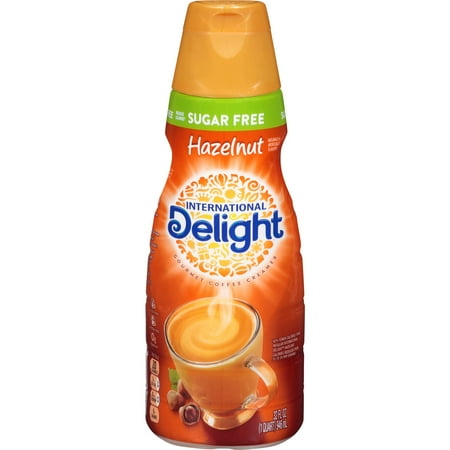 International Delight Sugar Free Hazelnut Gourmet Coffee Creamer, 32 fl