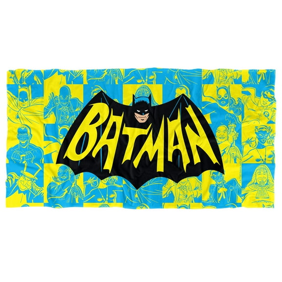Batman Classic Tv Logo Officially Licensed Beach Towel 30' X 60'