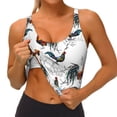 thumbnail image 4 of Lsque Cool Chicken Printed Women'S Sports Bra, Compression, Moisture Wicking, High-Impact Sports Bra For Women,Supportive sports bra-X-Large, 4 of 9