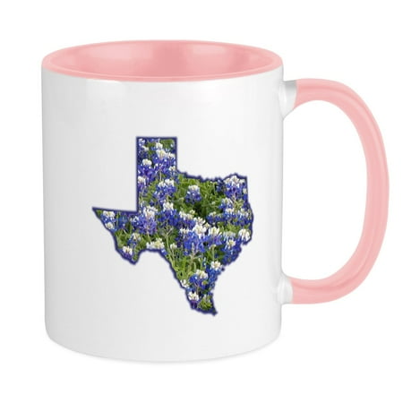 

CafePress - TX Bluebonnets Mug - Ceramic Coffee Tea Novelty Mug Cup 11 oz