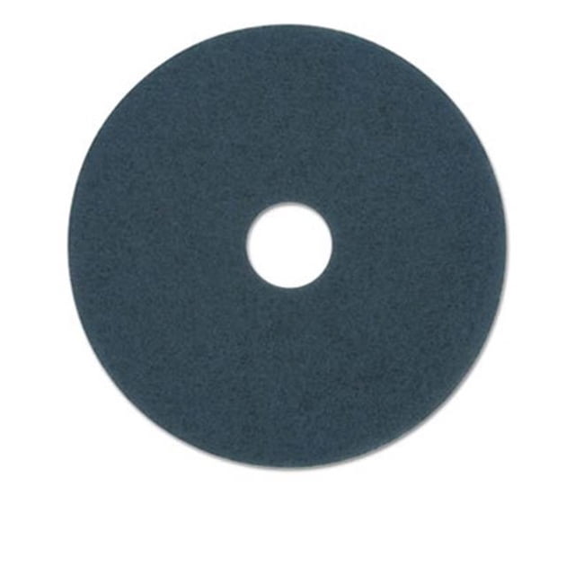 Boardwalk 4016BLU 16 in. Diameter Standard Polishing Floor Pads, Blue