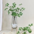thumbnail image 3 of Plantas verdes artificiales realistas de estilo chino, plantas de imitación para el hogar, la oficina, el interior y el exterior, jarrones decorativos con hojas falsas., 3 of 8