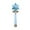 Light Blue, variant on Darzheoy Snowflake Toy Wand with Music Spray Light Up Wands for Kids Girls Princess Cosplay Birthday Party Favors