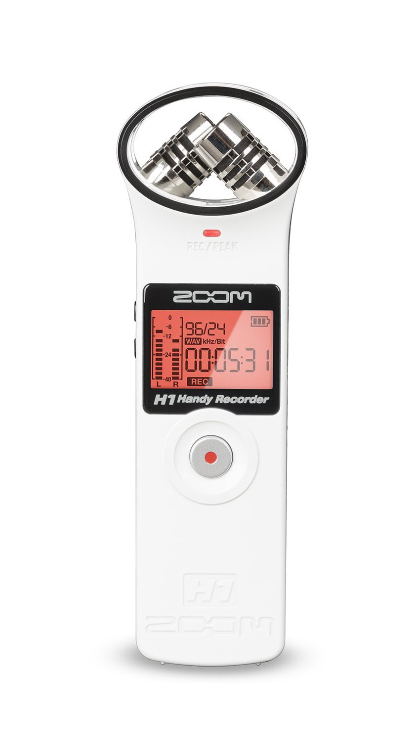 Moskee Spaans Beschrijven Zoom H1 - Special Edition White Handy Recorder - Walmart.com