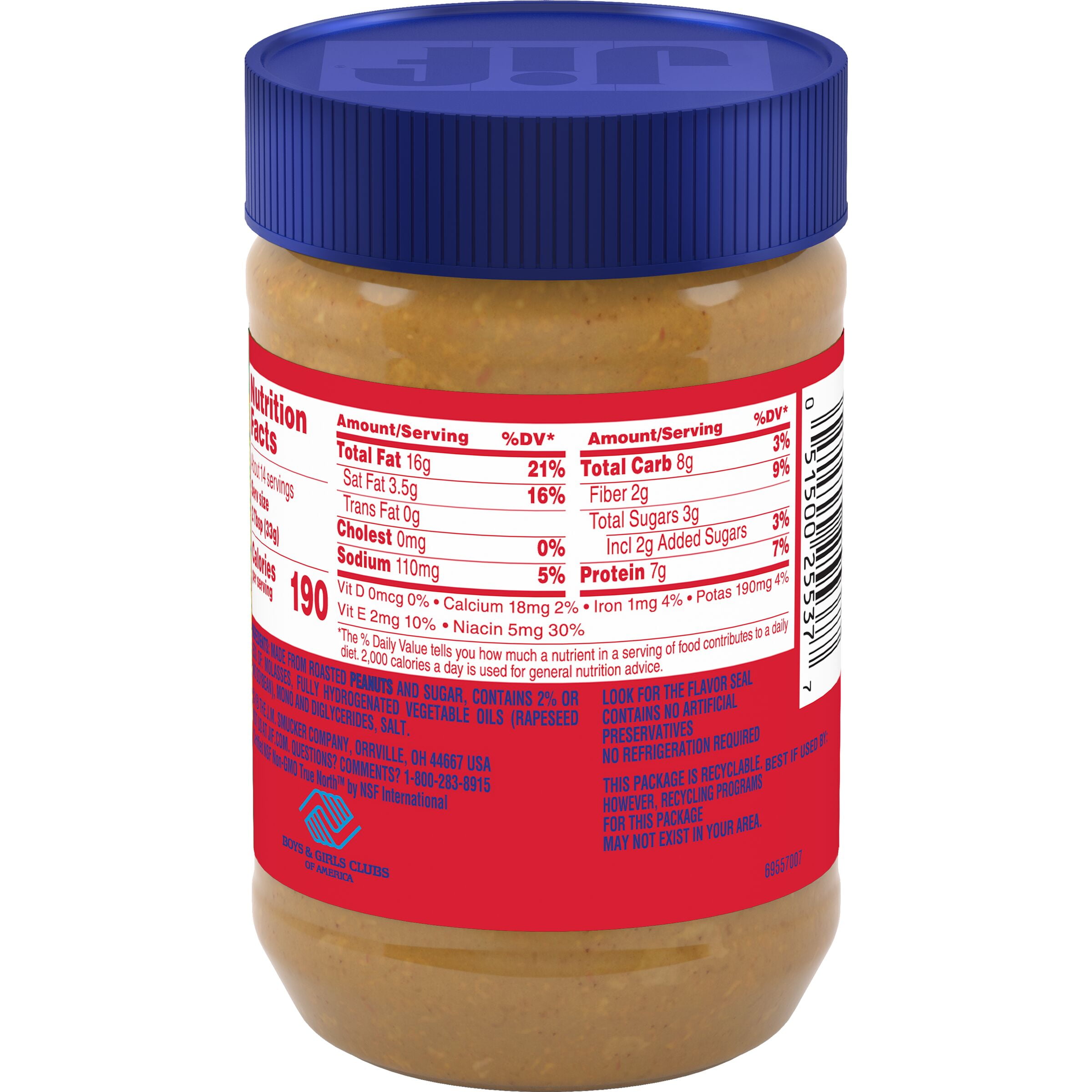 Jif Extra Crunchy Peanut Butter, 40-Ounce Jar — 4-Pack (4 packages)