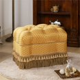 thumbnail image 4 of Tabouret de Coiffeuse Traditionnel à Franges Or, 4 of 12