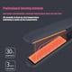 thumbnail image 5 of 2026 Intelligent temperature control for hair straighteners, LCD anionic splint(White), 5 of 5
