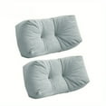 thumbnail image 3 of Sectional Sofa with Lumbar Support Pillow, Blue, 1 Piece, 3 of 4