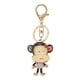 thumbnail image 1 of Handmade monkey keychain, cute little cartoon monkey, luxury alloy rhinestone keychain, 1 of 3