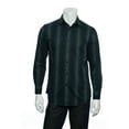 thumbnail image 2 of Men's Black Striped Button Down Shirt, 2 of 5