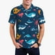 thumbnail image 1 of Fotbe Ocean Floor Animals Camiseta Polo de Golf para Hombre con Estampado – Camisa Deportiva Transpirable con Cuello Abotonado-X-Large, 1 of 6