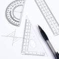 thumbnail image 3 of Math Geometry Kit Math Geometry Kit 8pcs Geometry Tools Compasses Ruler Set Square Geometric Protractors Mechanical Pencils Eraser in Stylish Storage Box(8PCS), 3 of 5