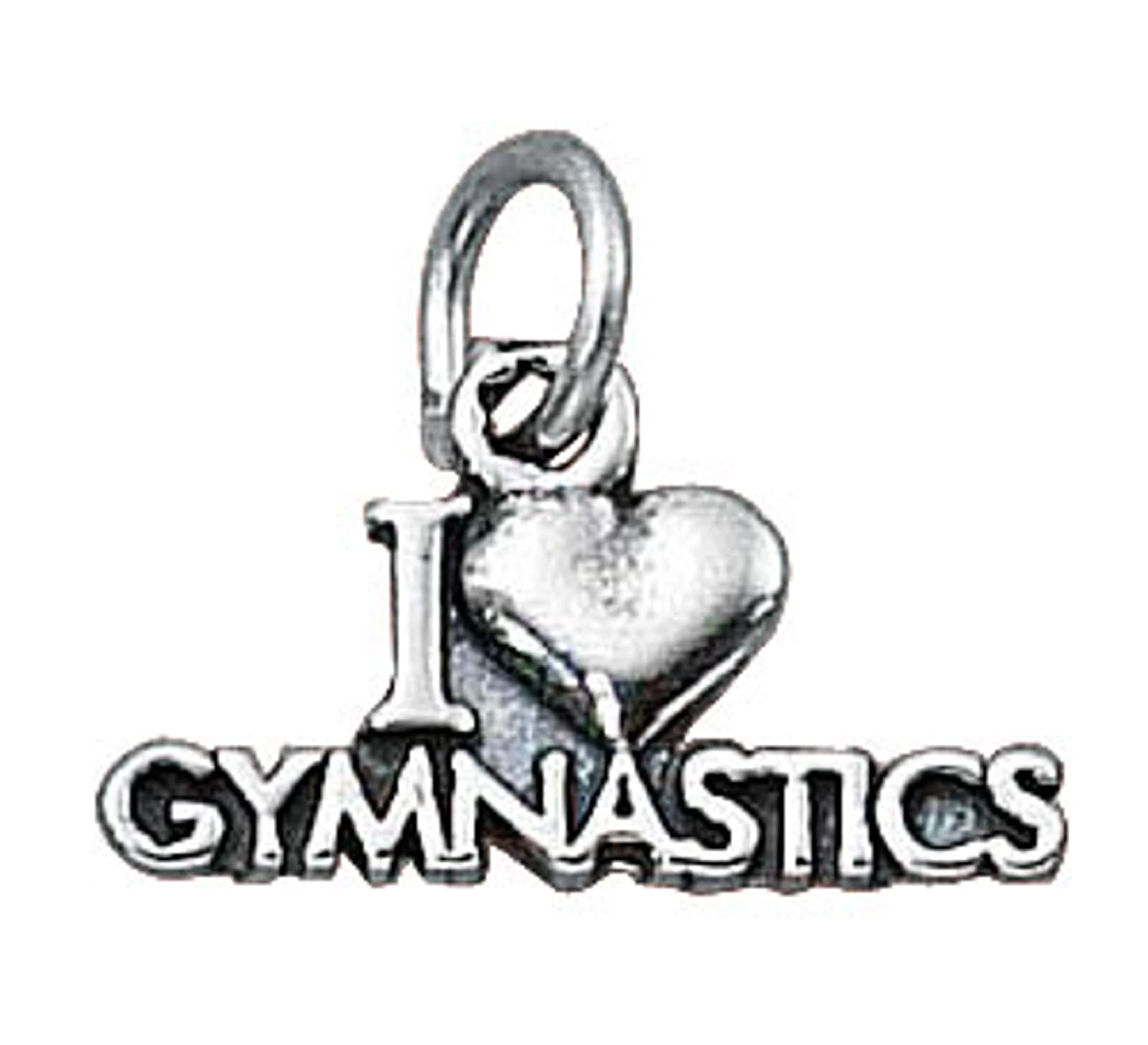 8" Length Sterling Silver Gymnastics Bracelet 