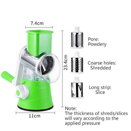 

3in1 Manual Vegetable Cutter Fruit Slicer Household Multifunctional Circular Chopper Potato Cucumber Spiral Machine Kitchen Tools