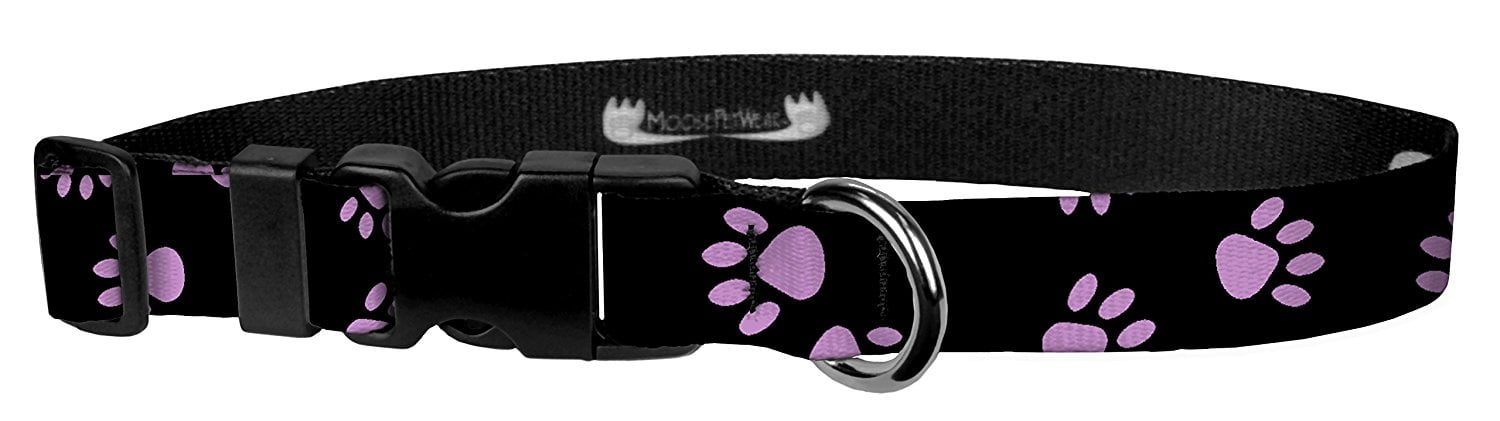 Black and pink dog collar Clearance