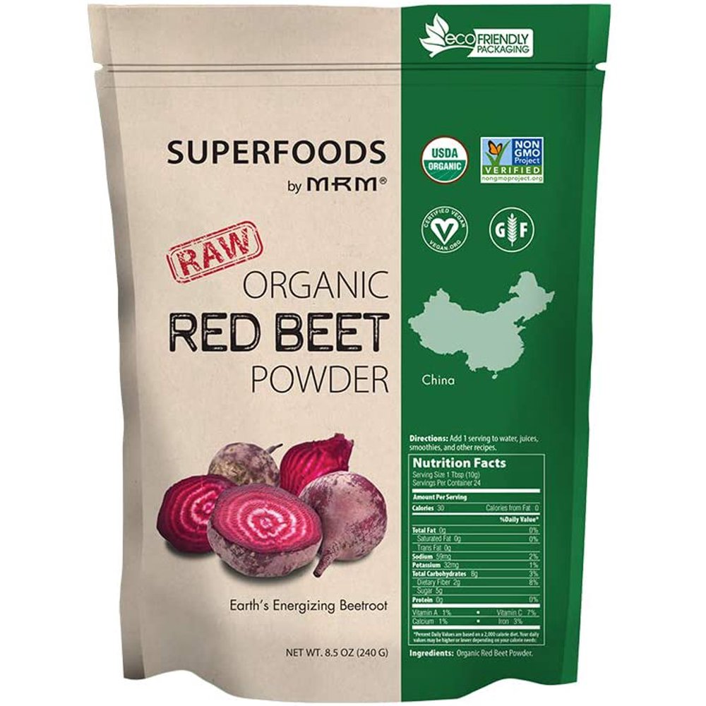 MRM Raw Organic Red Beet Powder, 8.5 oz (240 g)
