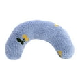 thumbnail image 4 of Almohada para el cuello para mascotas Yuyangstore Almohada suave con patrón bordado para gatos cachorros de perros pequeños y gatitos Azul, 4 of 8