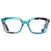Elton John Pop Specs Reading Glasses - Blue Remix 2.00, Rectangle Frame