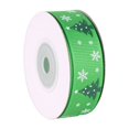 thumbnail image 1 of 10 Rolls 10 Yards 20mm Christmas Tree Printing Red Green Grosgrain Ribbon for DIY Crafts Gift Wrapping  Decoration, 1 of 3