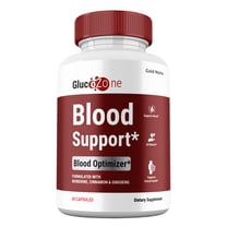 GlucoZone Capsules, All Natural Premium Ingredients, Gluco Zone Glycogen Balance Maximum Strength Blood Pills Berberine Supplement (1 Pack)