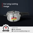 thumbnail image 6 of Prestige Deluxe Alpha Svachh Stainless Steel Pressure Cooker with Alpha Base and Deep Lid for Spillage Control - 3 Liter, 6 of 6