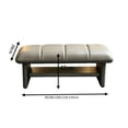 Wooden Shoe Changing Bench with Cushion Entryway Storage - Walmart.com