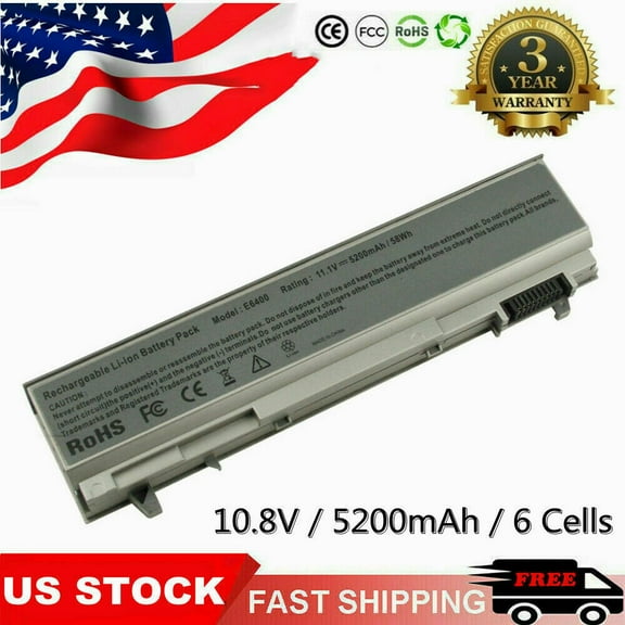 Battery For Dell Latitude E6400 E6410 E6500 E6510 Precision M4400 M4500 M2400