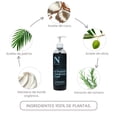thumbnail image 2 of Dr. Natural Jabón Líquido Carbón Activado con Extracto de Aceite de Menta 473 ml. Cara y Cuerpo. 100% Orgánico. Acción Exfoliante Reduce Poros y Grasa. Todo Tipo Piel. Hipoalergénico., 2 of 7