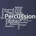 thumbnail image 3 of CafePress - Percussion Long Sleeve T Shirt - Long Sleeve Dark T-Shirt, 3 of 4